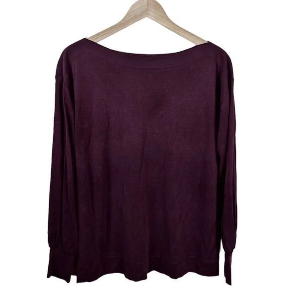 Loft • Purple Modal Blend Long Sleeve - Picture 2 of 6